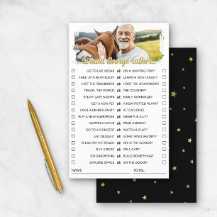 15 Vragen Zou Je Liever Pensioen Spel Flyer