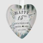 15e anniversaire du Mariage de cristal noir + blan (devant)