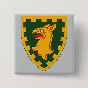 15e brigade van de militaire politie vierkante button 5,1 cm