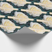 15e bruiloft Jubileum, Roos Cadeaupapier (Hoek)