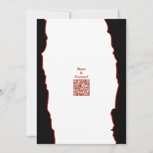 15e carte d'invitation à la fête d'anniversaire en (Dos)