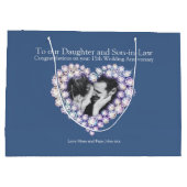 15e Crystal mariage anniversaire sac cadeau photo (Dos)