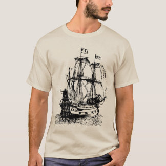15e eeuw Galleon T-shirt