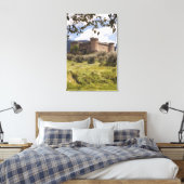 15e eeuw kasteel van de hertog van Alburquerque Canvas Afdruk (Insitu (Slaapkamer))