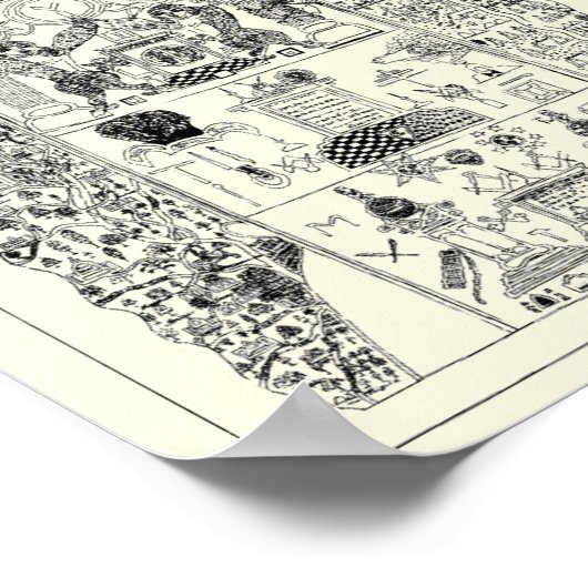 15e eeuw - Masonic Kirk Wall Scroll Poster (Hoek)