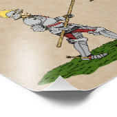 15e eeuw Saint George en de Draak Foto Afdruk (Hoek)