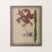 15e eeuw Saint George en de Draak Legpuzzel (Verticaal)