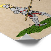 15e eeuw Saint George en de Draak Poster (Hoek)