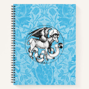 15e eeuw St Luke's Emblem Gevleugelde stier Notitieboek