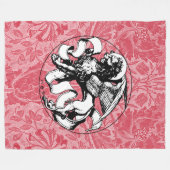 15e eeuw St Mark's Embleem gevleugelde leeuw Fleece Deken (Voorkant (Horizontaal))