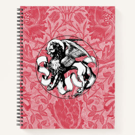 15e eeuw St Mark's Embleem gevleugelde leeuw Notitieboek