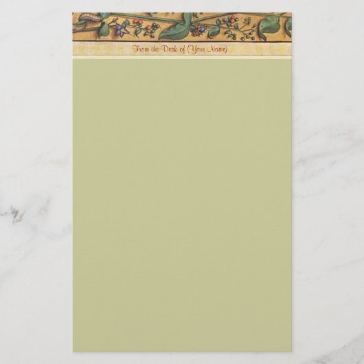 15e eeuwse grenspost briefpapier (Voorkant)