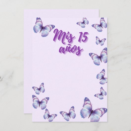 15e invitation aux papillons (Devant / Derrière)
