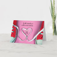 15e Jubileum Shoestring Heart en Sneakers