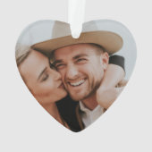 15e Jubileum voor bruiloft Ruby Diamonds Keepslag Ornament (achterkant)