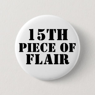 15e stuk Flair Ronde Button 5,7 Cm