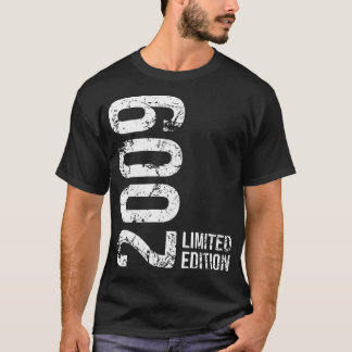 15e verjaardag 15 jaar oud meisje jongen 2009 t-shirt