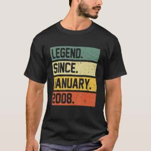 15e verjaardag 15 jaar oude leggende sinds 20 janu t-shirt