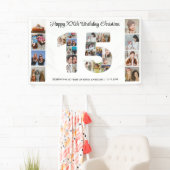 15e verjaardag feest nummer 15 fotocollage spandoek (Insitu)