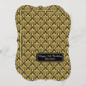 15e verjaardag Glam Grote Gatsby-stijl Kaart (Voorkant / Achterkant)