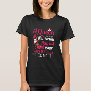 15e verjaardag hoge hak Een koningin werd geboren  T-shirt
