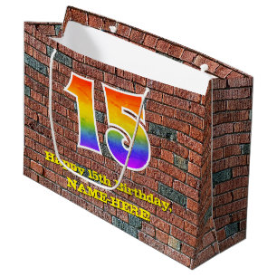 15e verjaardag: Leuk, op graffiti geïnspireerd reg Groot Cadeauzakje