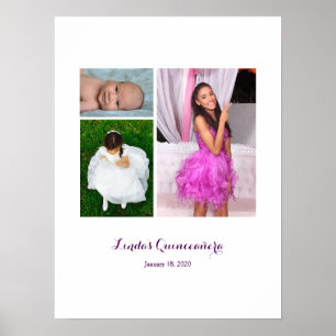 15e verjaardag van Quinceañera Poster