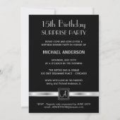 15ème Invitations masculines de partie (Dos)