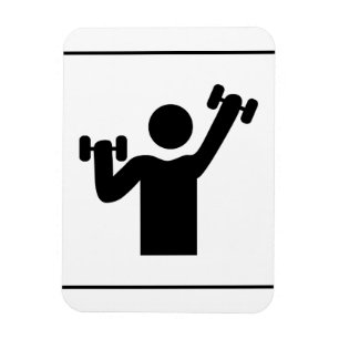 15G GYM HEALTHY ATHLETE ICON FITNESS EXCERCISE WEI MAGNEET