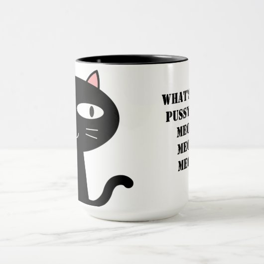 15oz aangepaste Kat Mok door Zass_it (Midden)