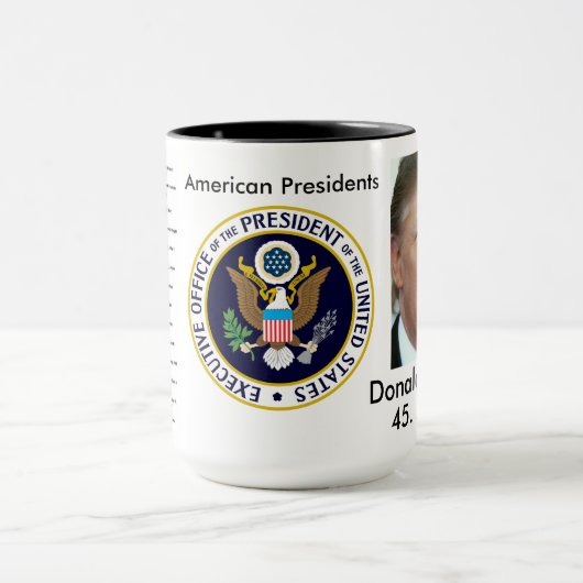 15oz aangepaste Presidenten koffie Mok door Zazz_i (Midden)