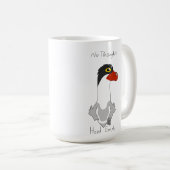 15oz Angus "No Thoughts, Head Vide" Café Mug (Devant droit)