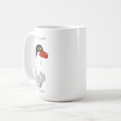 15oz Angus "No Thoughts, Head Vide" Café Mug (Devant gauche)