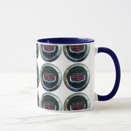 15oz bleu. Tasse de sonnerie (Droite)