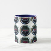 15oz bleu. Tasse de sonnerie (Centre)