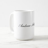 15oz Classic Mug with Custom Name Touch (Devant gauche)