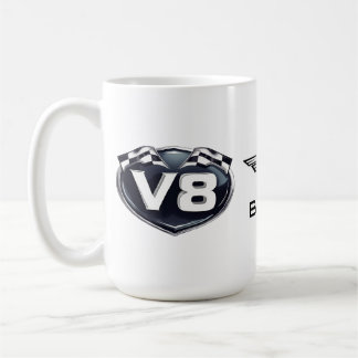 15oz Coffee Mok V8 Logo & Horse Wings