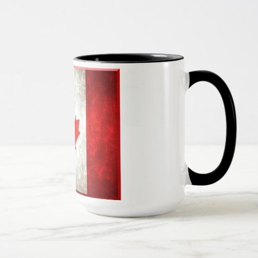 15oz Jumbo Mok Canadese vlag (Rechts)