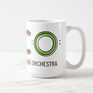 15oz TACO-Mok - Wit Koffiemok