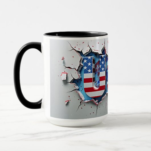 15oz USA Mug (Gauche)