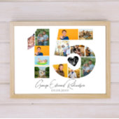 15th Birthday Photo Collage Poster Keepsake