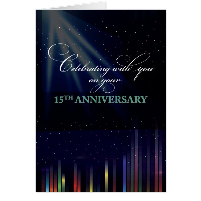 15th Employee Anniversary Sky, Congratulate Thank (Devant)