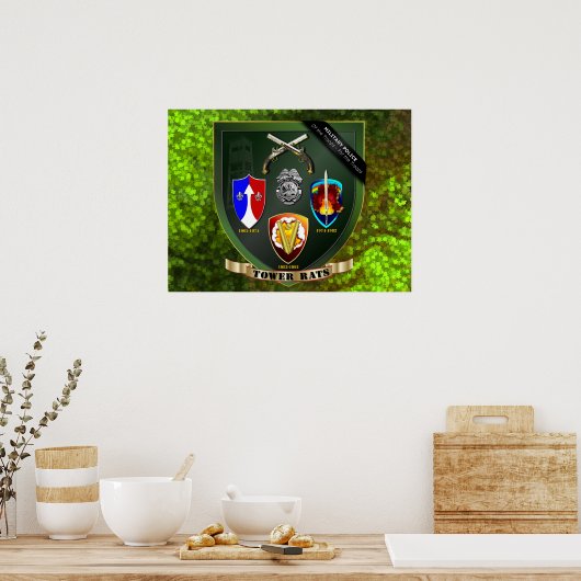 15x15 Glanscanvas afdrukken Poster (Keuken)