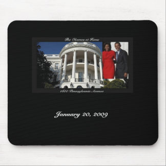 1600 Mousepad Obama Black Muismat