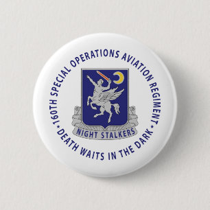 160e ZAR - Night Stalkers Ronde Button 5,7 Cm