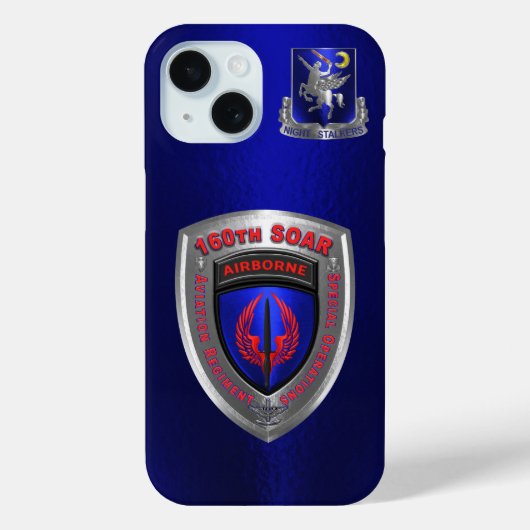 160th Special Operations Aviation Regiment SOAR Case-Mate iPhone Case (Achterkant)