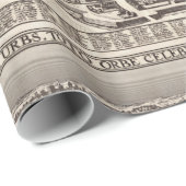 1618 Kaart van Parijs door Claes Jansz. Visscher Cadeaupapier (Rol Hoek)