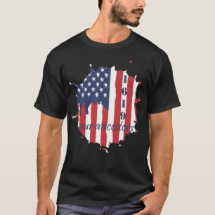 1619 onze Amerikaanse vlag van Ancestors T-shirt