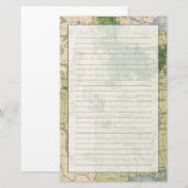 161 Gerst/vierkante mijl Briefpapier (Voorkant / Achterkant)