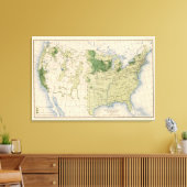 161 Gerst/vierkante mijl Canvas Afdruk (Insitu (Woonkamer))